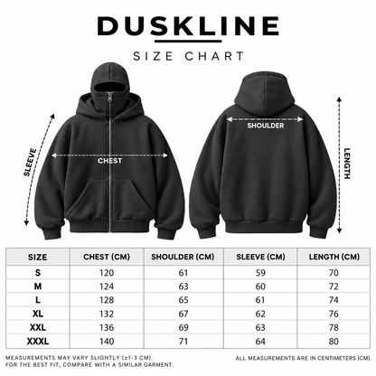 Duskline Zipped Hoodie